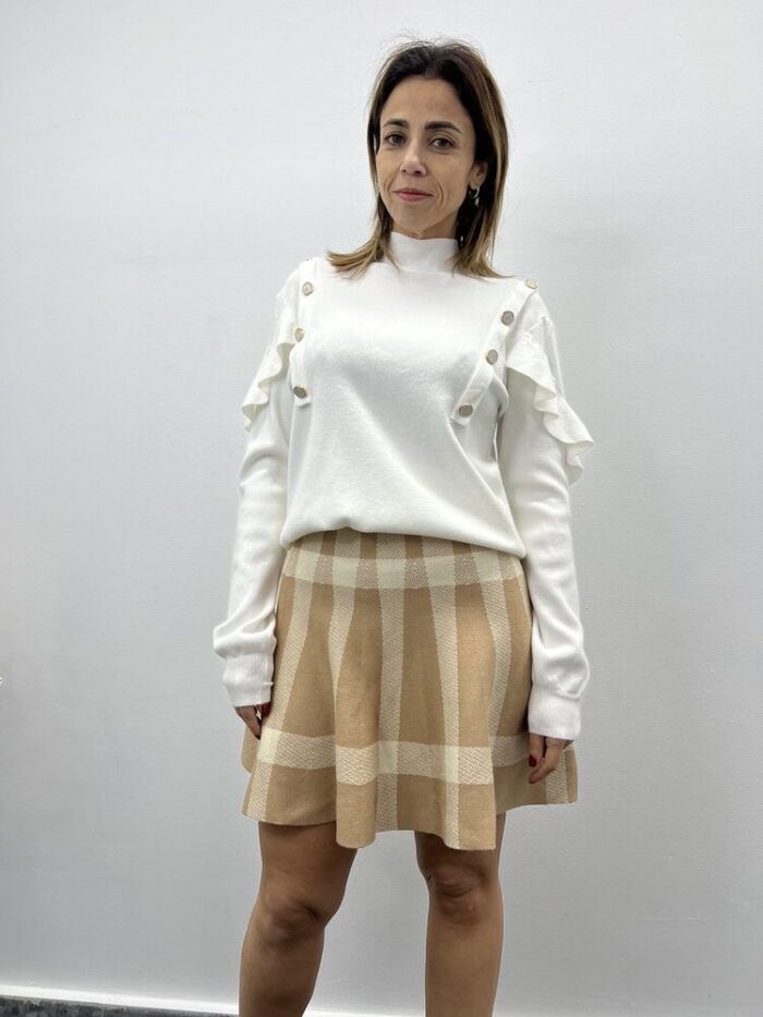 Falda Cosmo Crudo/Camel