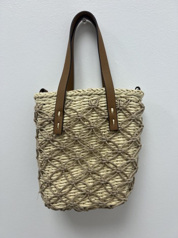 Bolso Flor beige-natural