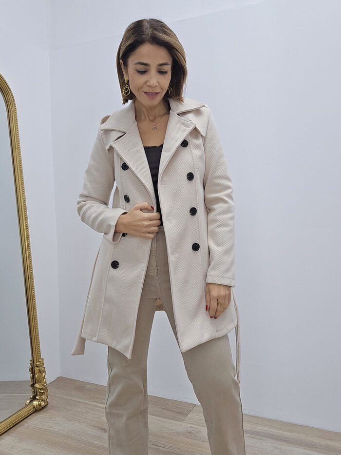 Abrigo Elena Beige